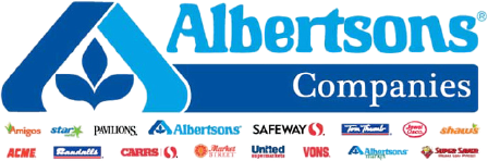 Albertsons Companies logo icon and subsidiary logo icons.