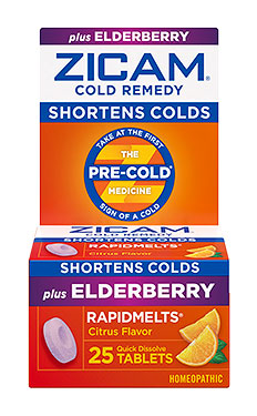 Zicam® 'Buy Now' banner for products that can help to shorten colds.